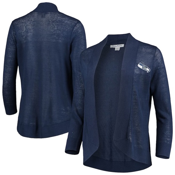 NWT Seattle Seahawks Tommy Bahama cardigan size S - Picture 3 of 10